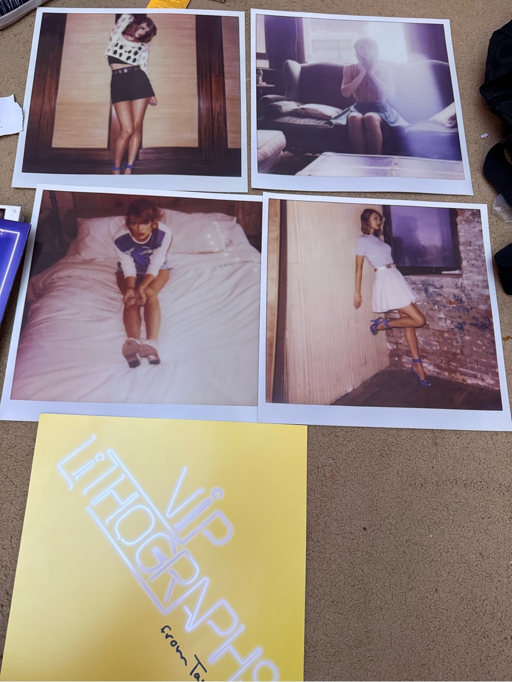 Taylor Swift 1989 World Tour Vinyl Photos- Full Set